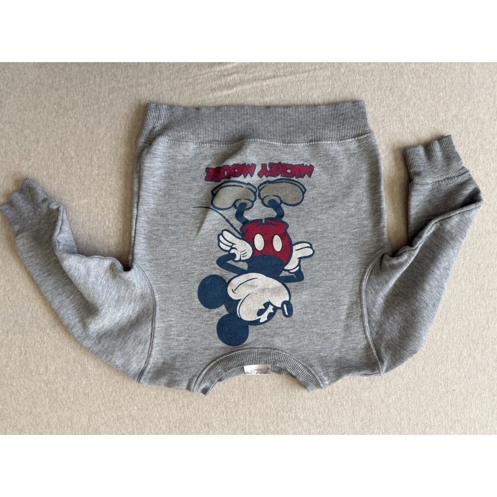 Disney Mickey Mouse Kids Xs Gray Sweater
